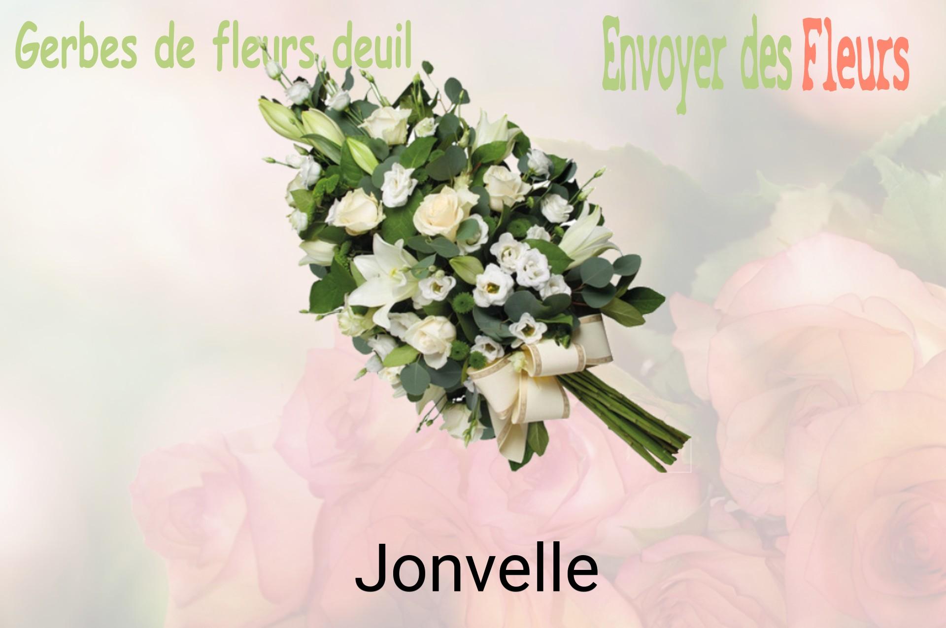 Gerbe de fleurs de deuil livrée à Jonvelle